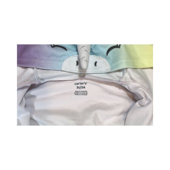 PAJAMAS,  3T,  CARTER'S,  unicorn - Picture 3 of 3